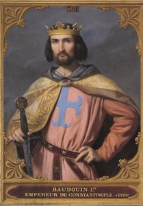 Baldwin I av Konstantinopel 1171-1205, 1845.