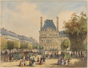 Rue de Rivoli og Pavillon Marsan