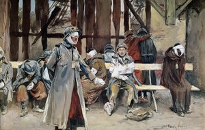 Landssykehuset, 1916 av Francois Flameng