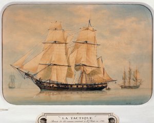 Taktisk brig, bygget i 1792, av Francois Roux (1811-1882), Frankrike