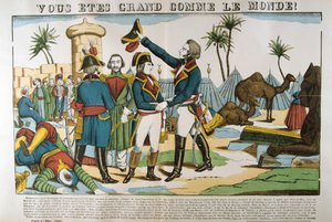 Napoleon og general Kleber på ekspedisjonen til Egypt, 1798, c1835