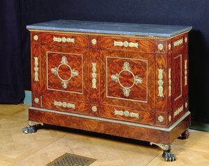 Skjenk, ca. 1810 (tre og marmor) av Francois H. G. (attr. to) Jacob Desmalter