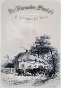 Frontispice av kapittelet om Orne-regionen i Normandie, fra 