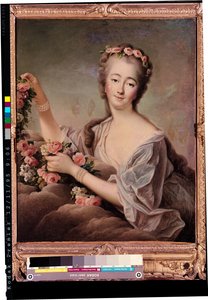 Portrett av grevinnen du Barry (1743-93) som Flora