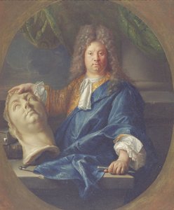 Portrett av Antoine Coysevox, 1701