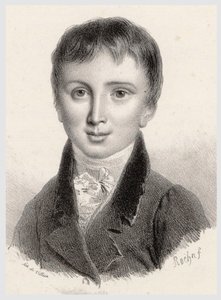 Franz Liszt i en alder av 11, ca. 1822. av Francois Le Villain