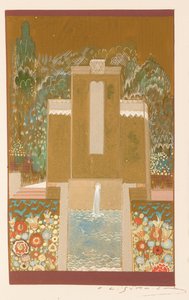 The Song of Salomon, lakk av Jean Dunand (1877-1942)