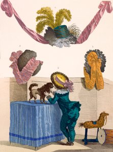 Design for hatter, gravert av Dupin, plate nr.325 fra 