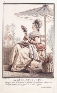 The Mr. of Bouquets, 1786 av Francois Louis Joseph Watteau