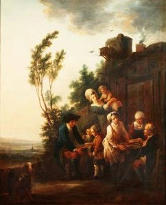 The Pedlar av Francois Louis Joseph Watteau