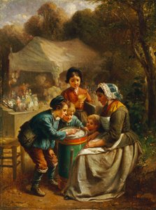 Leketøyselgeren, 1860 av Francois Louis Lanfant de Metz