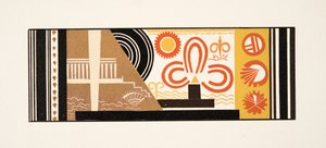 Grafisk illustrasjon fra Prometheus Enchained av Aeschylus, pub. 1941 (stensiltrykk) av Francois Louis Schmied