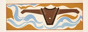 Grafisk illustrasjon fra Prometheus Enchained av Aeschylus, pub. 1941 (stensiltrykk) av Francois Louis Schmied