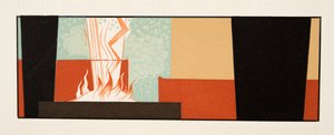 Grafisk illustrasjon fra Prometheus Enchained av Aeschylus, pub. 1941 (stensiltrykk) av Francois Louis Schmied