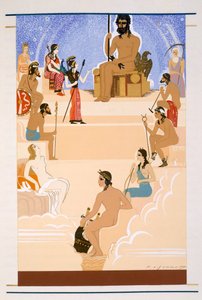The Worship of Zeus, en illustrasjon fra 