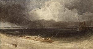 Den forliste sjømannen av Francois Louis Thomas Francia