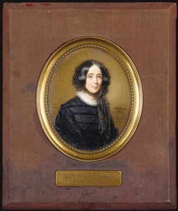 Miniatyr av Comtesse de Sainte-Aldegonde av Francois Meuret