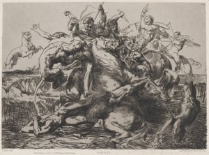 Overraskelse, 1800-tallet. av Francois Nicolas Chifflart
