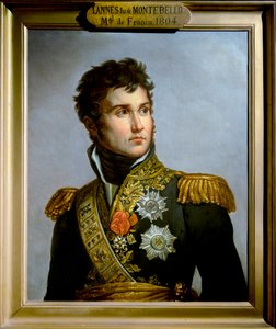 Portrett av Jean Lannes, hertug av Montebello (1769-1809) marechal of Empire Kopi av Volpeliere fra fotavtrykket til Lannes av Gerard - Paris - Musee de l