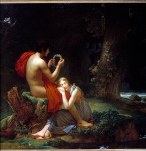 Daphnis og Chloe. Maleri av Francois Gerard (1770-1837)