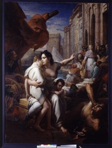 Monsignor av Belsunce under pesten i Marseille av Baron François Pascal Simon Gérard