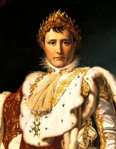 Napoleon Bonaparte i keiserens klær, av Francois Baron Gerard (1770-1837) ca 1805 av Baron François Pascal Simon Gérard