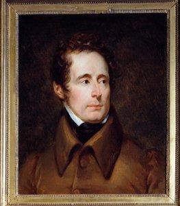 Portrett av Alphonse de Lamartine (1791-1869), fransk forfatter og politiker. Maleri av Francois Gerard (1770-1837) av Baron François Pascal Simon Gérard