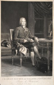 Charles Maurice de Talleyrand-Perigord, Prince of Benevent, visestorkurfyrst, pub. 1809 av Francois Pascal Simon Gerard