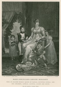 Marie-Annunciade-Caroline Bonaparte av Francois Pascal Simon Gerard