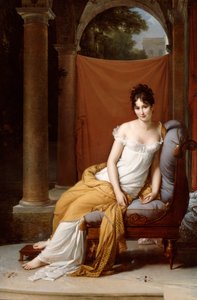 Portrett av Juliette Recamier, 1805.