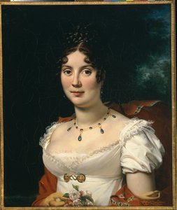 Portrett av en dame av Francois Pascal Simon Gerard