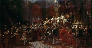 Kroningen av Charles X av Frankrike i Reims, 29. mai 1825 av Francois Pascal Simon Gerard