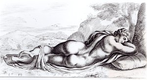 Hermafroditt i Borghesehagen, ca. 1653 av Francois Perrier