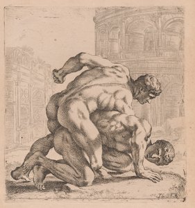 Medici-bryterne, sett fra siden, vendt mot høyre [plate 35] av Francois Perrier