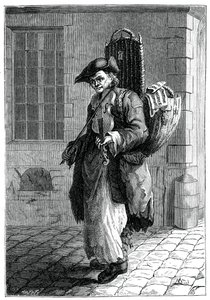 Omreisende musiker, 1885. av Francois Robert Ingouf