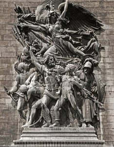 Avgang av de frivillige fra 1792 eller La Marseillaise (steinrelieff).