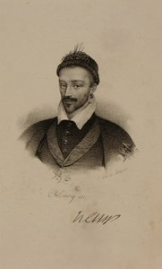 Kong Henri III (1551-89) av Frankrike av Francois Seraphin Delpech