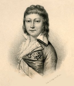 Ludvig XVII, 1785-1795, c1830. av Francois Seraphin Delpech