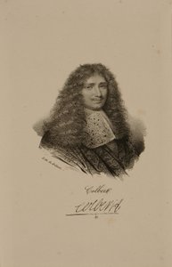 Portrett av Jean Baptiste Colbert (1619-83) av Francois Seraphin Delpech
