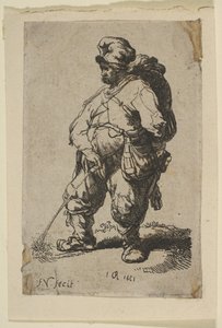 En mann som lager vann, 1700-tallet.