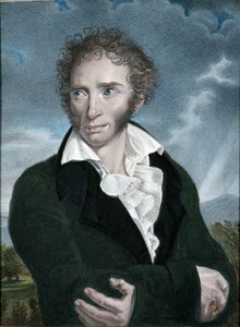 Portrett av Ugo Foscolo av Francois Xavier (after) Fabre