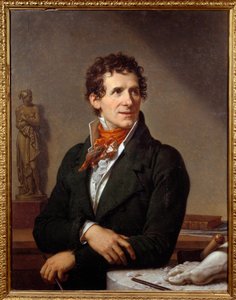 Portrett av billedhuggeren Antonio Canova (1757-1822) Maleri av Xavier Fabre (1766-1837) 1812 Dim. 0,91x0,7 m Montpellier, musee Fabre - Portrett av den italienske billedhuggeren Antonio Canova (1757-1822). Maleri av Francois Xavier Fabre (1766-1837)