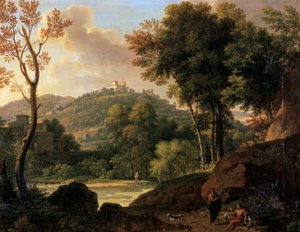Landsbygda rundt Firenze, Italia, sent på 1700-tallet