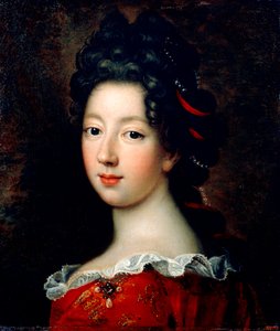 Louise Francoise de Bourbon, Mademoiselle de Nantes (1673-1743) - Troy, Francois, de (1645-1730) - ca 1690 - Olje på lerret - 47,5x40,5 - Museu Nacional d'Art de Catalunya, Barcelona