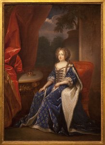 Portrett av Marie Therese (Marie-Therese) av Østerrike, dronning av Frankrike (1638-1683). Maleri av Francois de Troy (1645-1730), olje på lerret, andre halvdel av 1600-tallet. Museum of Fine Arts of Angers.