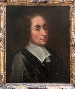 Portrett av Blaise Pascal - Portrett av Blaise Pascal av François II Quesnel (1637-1699) - Clermont-Ferrand av Francois the Younger (after) Quesnel