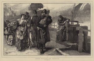 London Sketches, the Foundling (gravering) av Frank (after) Holl