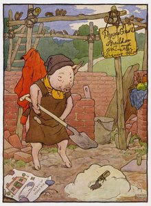 Illustrasjon for De tre små griser av Frank Adams