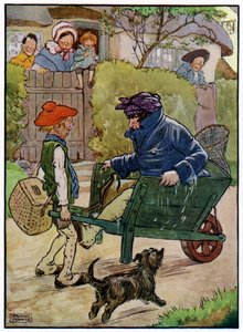 Three Jolly Fishermen (farge litho) av Frank Adams
