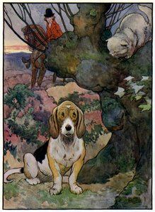 Tre Jolly Huntsmen av Frank Adams